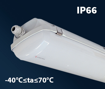 Luminaire IP 68 pour pièce avec température ambiante elevée - 28W - 4347lm