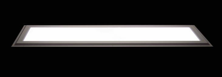 Luminaire applique LED HORUS BIO MAX 105 lm/W pour laboratoires et salles blanches 1320x413x20mm