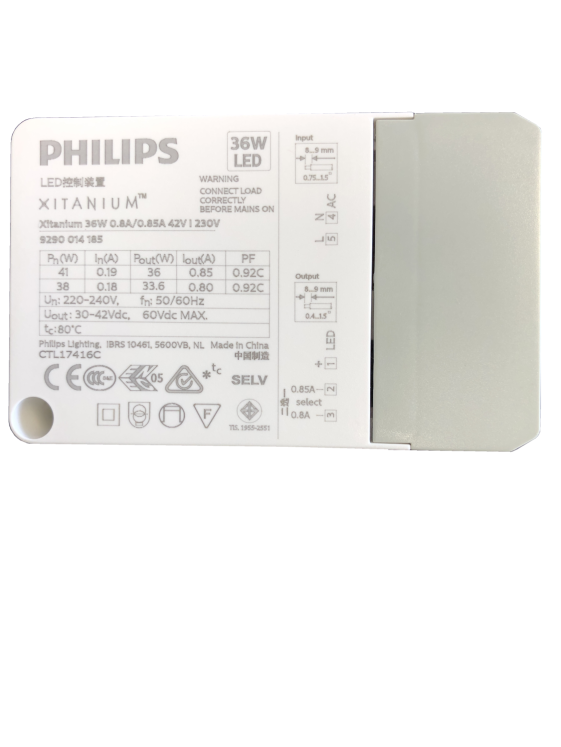 Driver 36W Philips Xitanium pour projecteurs d'accentuation